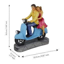 Aura Blue & Pink Romantic Love Couple Showpieces image 3