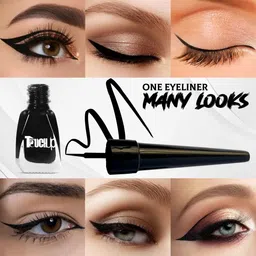 touchup Combo of 3 Matte and 3 Glitter Liquid Eyeliners, 30 ml image 3