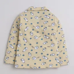 BUMZEE Girls Conversational Printed Pure Cotton Night Suit image 3