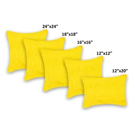 Home Heart Yellow Square Cushion Cover image 3