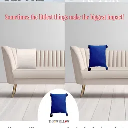 THROWPILLOW Navy Blue Square Cushion Covers image 5