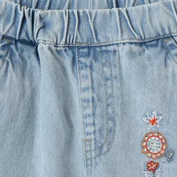 R&B Girls Regular Fit Mid-Rise Cotton Jeans image 4