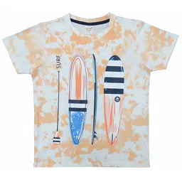 Clothe Funn Boys Printed Pure Cotton T-shirt With Shorts image 4