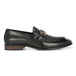 Egoss Men Round Toe Leather Formal Slip-On Loafers image 5