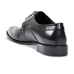 Cobblerz Men Perforated Leather Formal Brogues image 5