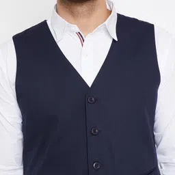oora Solid Men Waistcoat image 2