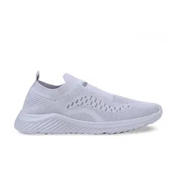 ASIAN Men Grey Woven Design Slip-On Sneakers image 2