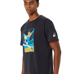 ASICS Track Event Graphic Printed Round Neck T-Shirt image 5