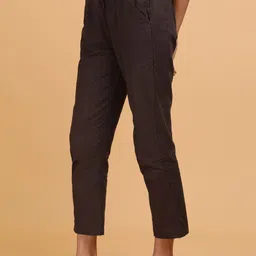 folk song W The Folksong Collection Women Brown Regular Trousers image 3