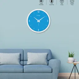 random Tic Toc Blue Plastic Wall Clock-picture-19