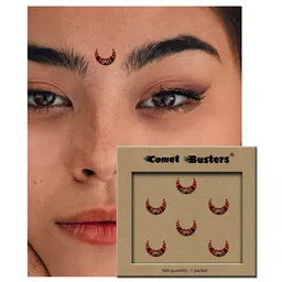 Comet Busters 6-Pcs Handmade Traditional Designer Bindi - Maroon image 4
