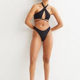 H&M Black Bikini Bottoms image 3