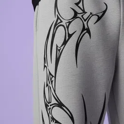 xpecto style Men Printed Grey Track Pants image 5