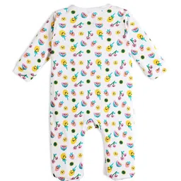The Mom Store Infants Pack Of 2 Printed Pure Cotton Rompers image 3