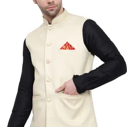 givon Solid Men Waistcoat image 3