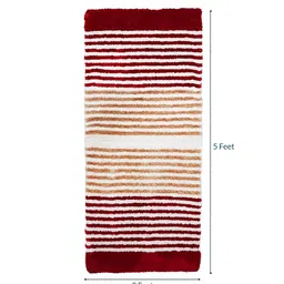 the home talk Red Polyester 24 x 60 Inches Machine Made Floor Runner image 3