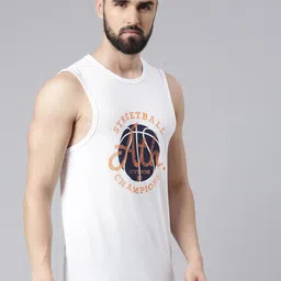 Force NXT Printed Super Combed Cotton Vest image 2