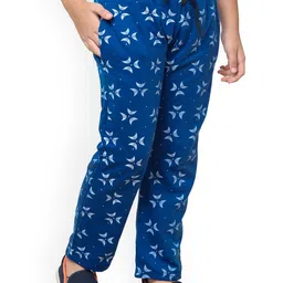 IndiWeaves Boys Pack Of 2 Abstract Printed Fleece Track Pants image 2