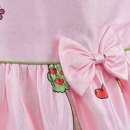 Wish Karo Graphic Printed Satin Dress image 2