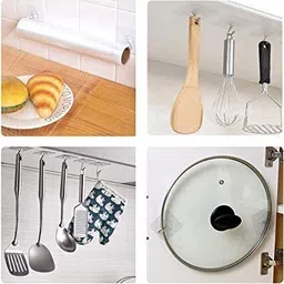 kezify Self Adhesive Strong Sticky Wall Hooks for Hanging Kitchen, Bathroom Accessories Hook 10 image 4