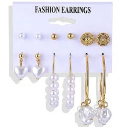 Jewels Galaxy Pack Of 2 Contemporary Studs Earrings image 3