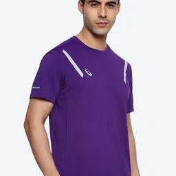 ASICS Lite-Show SS Men Purple Printed T-shirt image 3