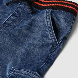 max Boys Regular Fit Mid-Rise Faded Joggers image 3