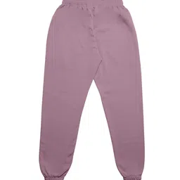 TINY HUG Boys Pack of 2 Fluorescent Green & Purple Solid Mid-Rise Joggers image 3