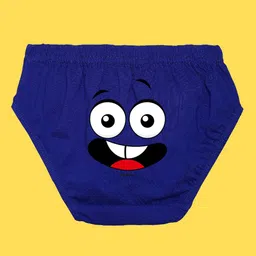 NUSYL Boys Pack of 3 Red,White,Royal Blue Printed Briefs image 3