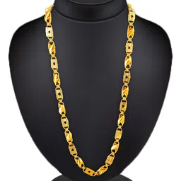 MEENAZ Men Gold-Plated Chain image 3