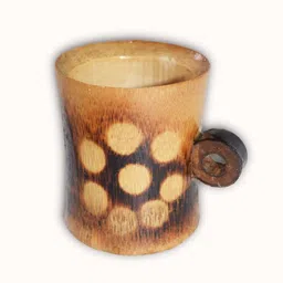 gibbon Pack of 7 Bamboo New set of 7psc unique bamboo tray set with 6 psc of bamboo tea cup image 3