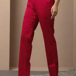 Lakshita Women Smart Straight Fit Ethnic Trousers image 3