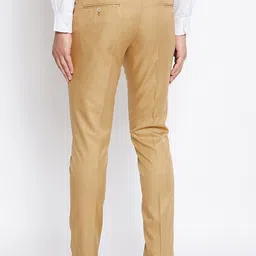 VEI SASTRE Men Smart Slim Fit Formal Mid-Waist Trouser image 2