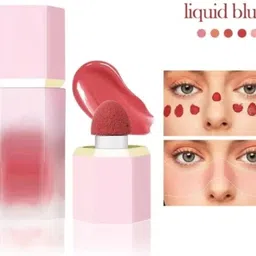 shenycolors Soft Cream Blush Makeup,Liquid Blush for Face Cheeks, Weightless, Long-Wearing image 4