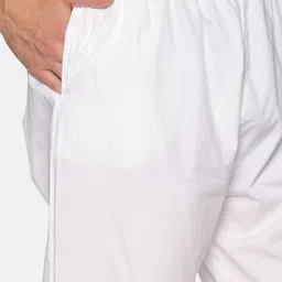 Sethukrishna Men Cream Regular Pure Cotton Kurta with Pyjamas image 2