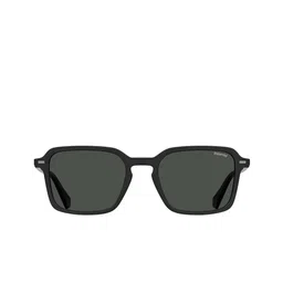 Polaroid Unisex Black Lens & Black Square Sunglasses with Polarised and UV Protected Lens image 2