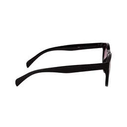 NuVew Unisex Grey Lens & Black Round Sunglasses with UV Protected Lens image 2