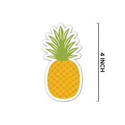 ARTBUG Yellow & Green 3 Pieces Fruits Patterned Fridge Magnets image 3