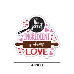 ARTBUG White & Beige 3 Pieces Quotes Printed Fridge Magnets image 3