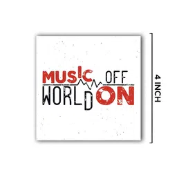 ARTBUG White & Black Printed Decorative Magnet image 3