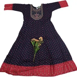 annamalaiyar tex Women Embroidered Pure Cotton Anarkali Kurta-picture-35