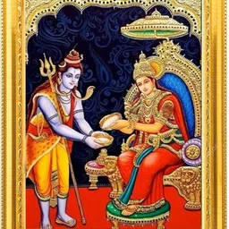 sarvasiddhanta arts Maa Annapurna Devi Photo Frame with Laminated(6 inch x 8 inch) Religious Frame-picture-27