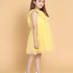 PICCOLO Yellow Net Dress image 5