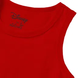 Minicult Kids Mickey Mouse Printed Cotton Basic Innerwear Vest image 2