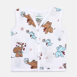 The Boo Boo Club Set Of 4 Printed Sustainable Organic Cotton Muslin Jhabla image 2