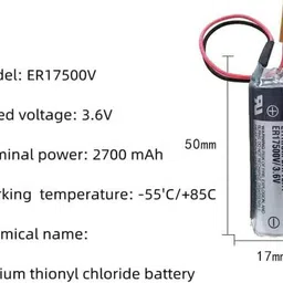microusb ER17500V Toshiba Lithium with Plug Battery image 4