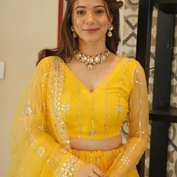 lunexa Embroidered Semi Stitched Lehenga Choli image 3