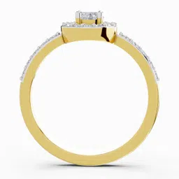 Sparkles Lab Grown Diamond 14kt Yellow Gold ring image 2