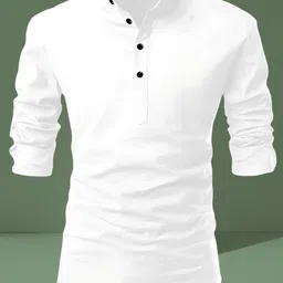 ethnicbliss Men Solid Cotton Blend Straight Kurta-picture-21
