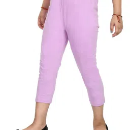 IndiWeaves Girls Pack Of 5 Mid-Rise Cotton Capris image 2